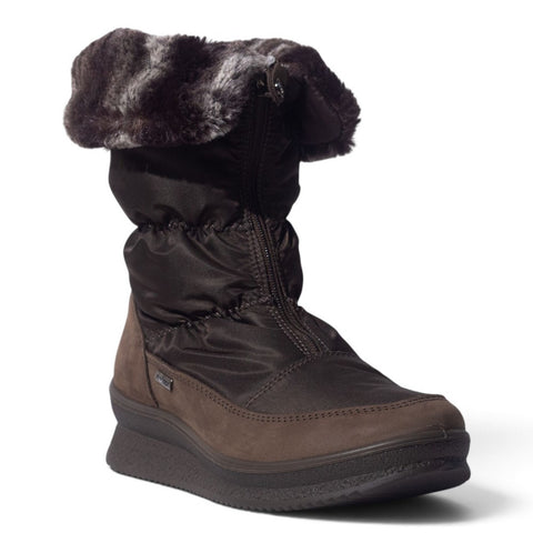 Italian Women Kaki Water Proof Half Boot #5548