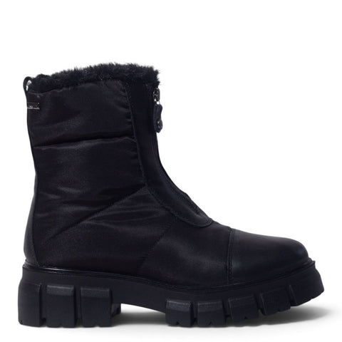 Italian Women Black Vernis Leather Shoes #5549