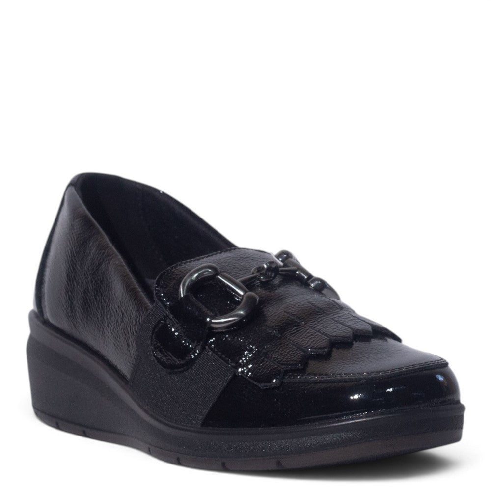 Italian Women Black Water Proof Half Boot #5551