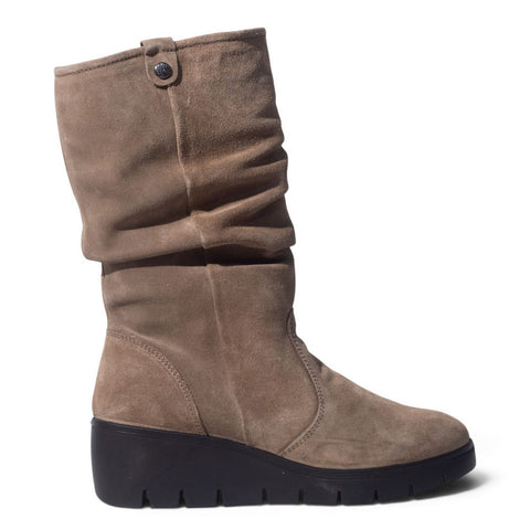 Italian Women Cafe Chamois Half Boot #5554