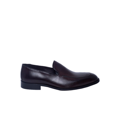 Italian Men Brown Leather Shoes #3147