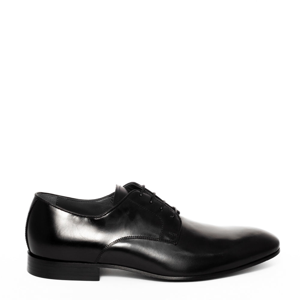 Italian Men Black Leather Shoes #3414