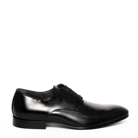 Italian Men Black Leather Shoes #3414