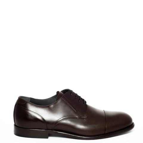 Italian Men Brown Leather Shoes #3416