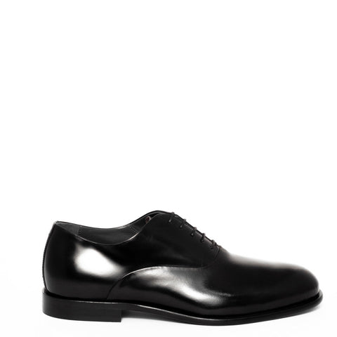 Italian Men Black Leather Shoes #3419