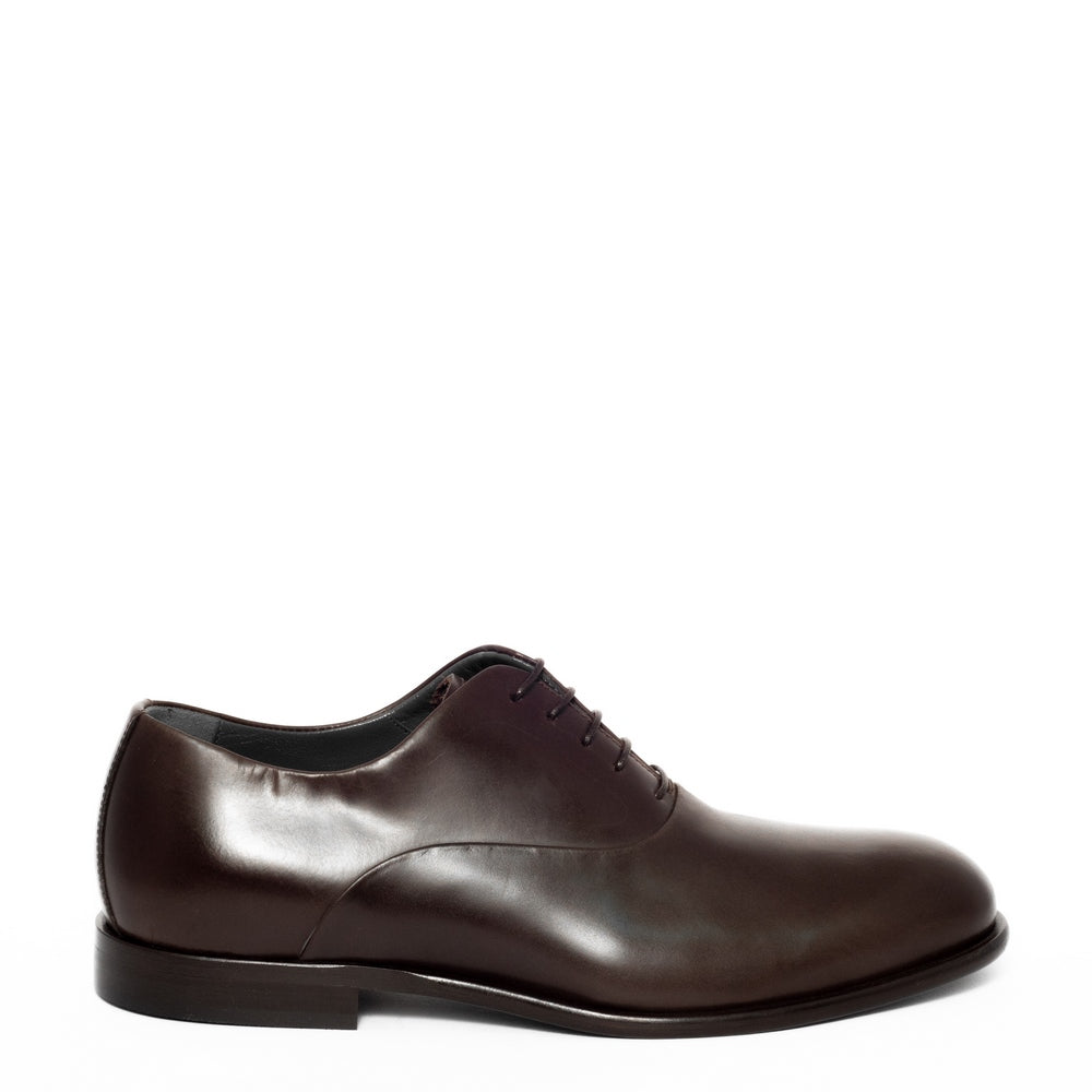 Italian Men Brown Leather Shoes #3420