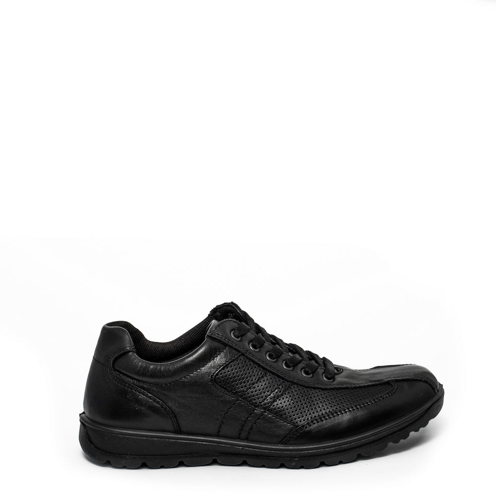 Italian Men Black Leather Shoes #3480