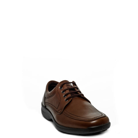 Italian Men Brown Leather Shoes #3483
