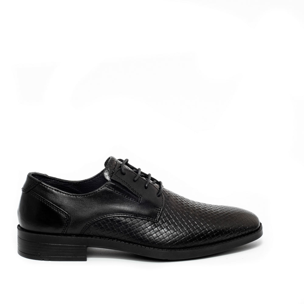 Italian Men Black Leather Shoes #3506