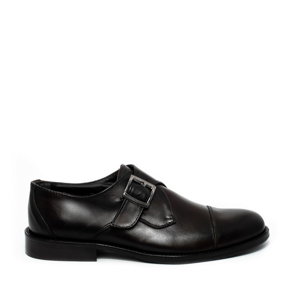 Italian Men Brown Leather Shoes #3508