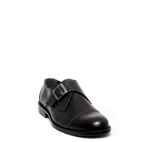 Italian Men Brown Leather Shoes #3508