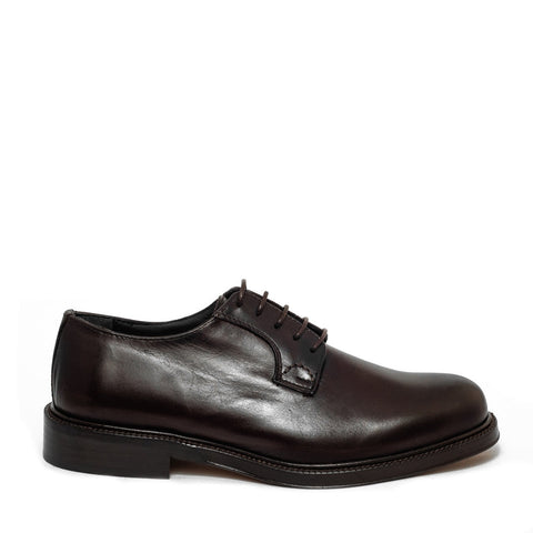 Italian Men Brown Leather Shoes #3544