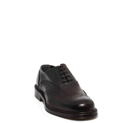 Italian Men Brown Leather Shoes #3550