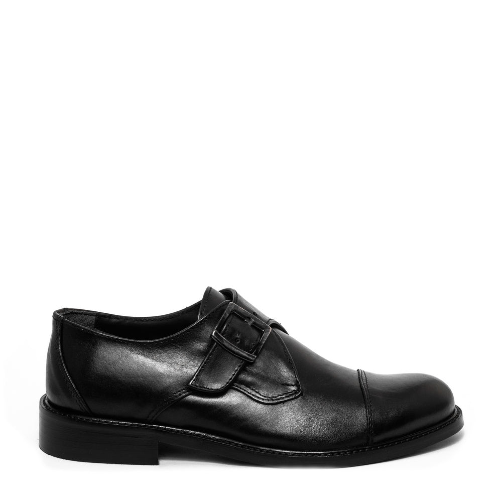 Italian Men Black Leather Shoes #3551
