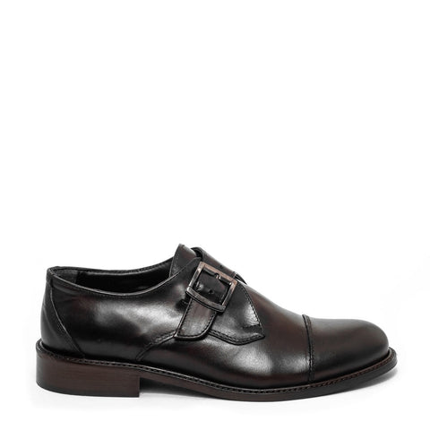 Italian Men Black Leather Shoes #3553