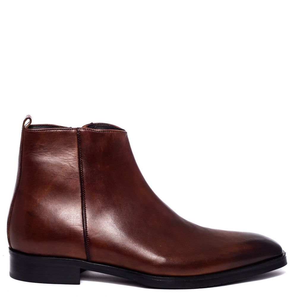 Italian Men Havan Leather Half Boot #3621
