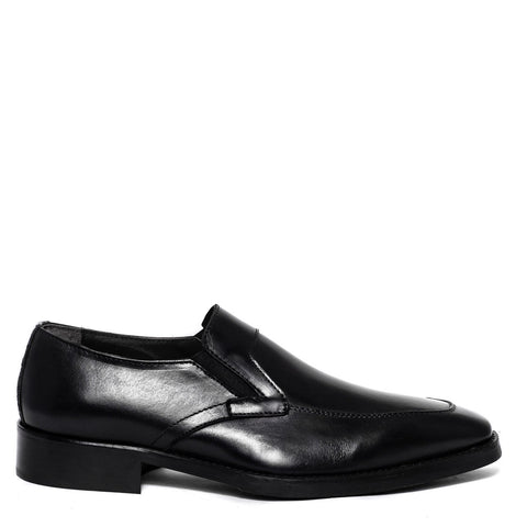 Italian Men Black Leather Shoes #3641
