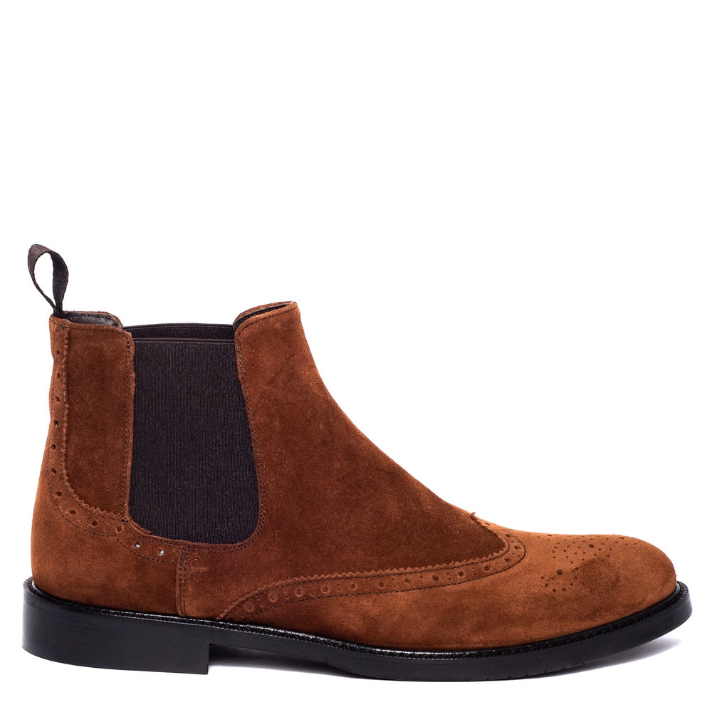 Italian Men Havan Chamois Half Boot #3670