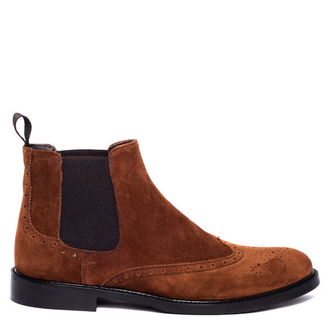 Italian Men Havan Chamois Half Boot #3670