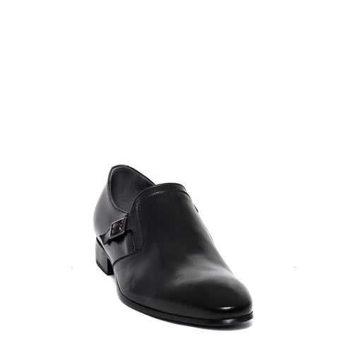 Italian Men Black Leather Shoes #3721