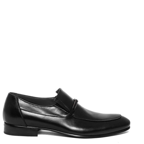 Italian Men Black Leather Shoes #3724
