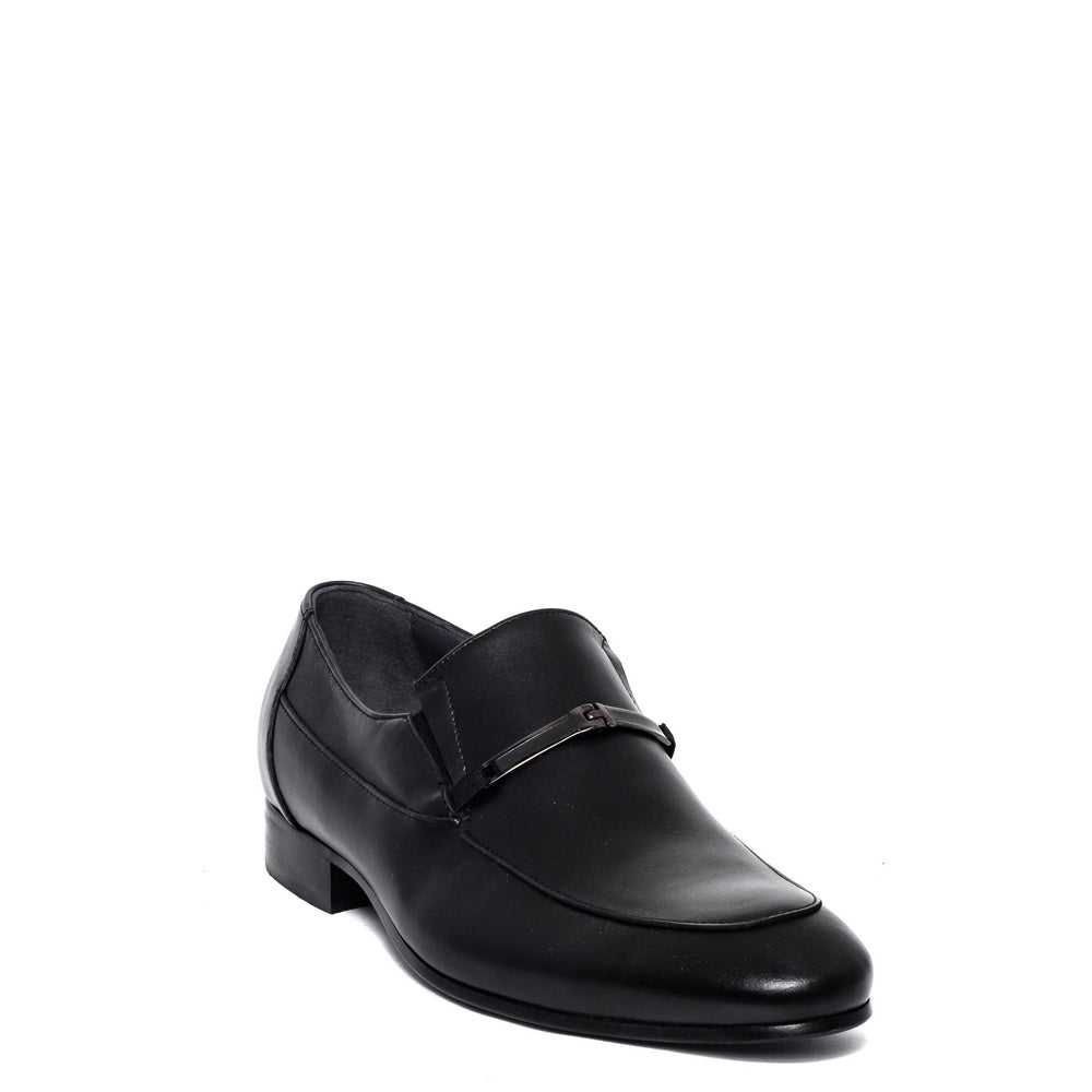 Italian Men Black Leather Shoes #3724