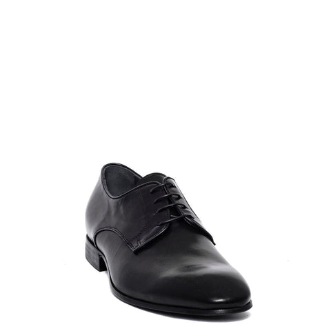 Italian Men Black Leather Shoes #3725