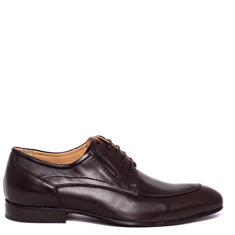 Italian Men Brown Leather Shoes #3728