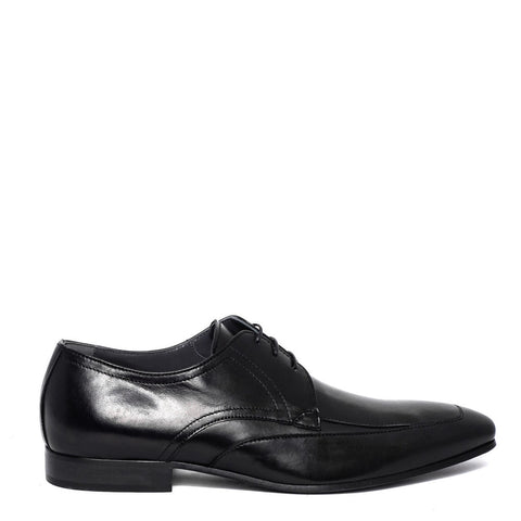 Italian Men Black Leather Shoes #3735