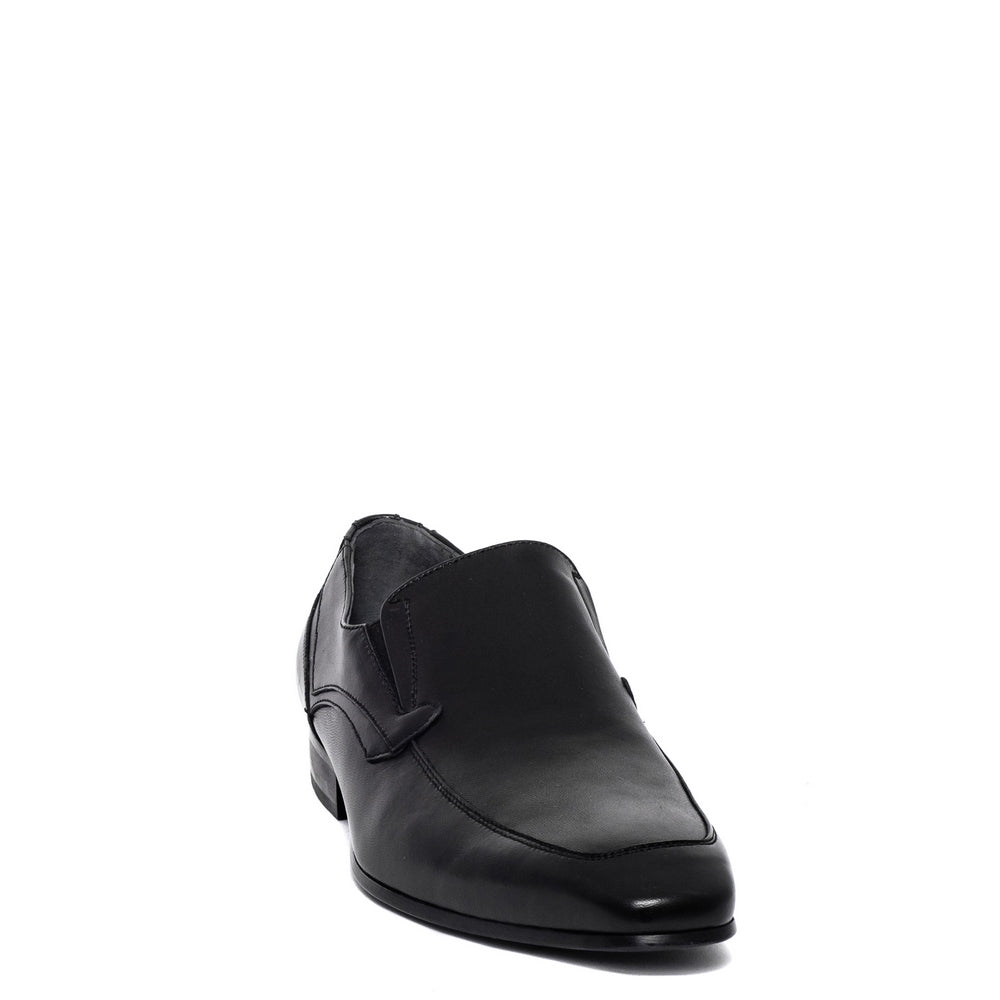 Italian Men Black Leather Shoes #3739