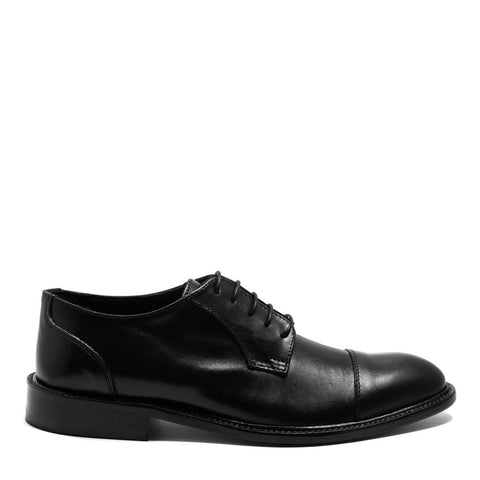 Italian Men Black Leather Shoes #3772