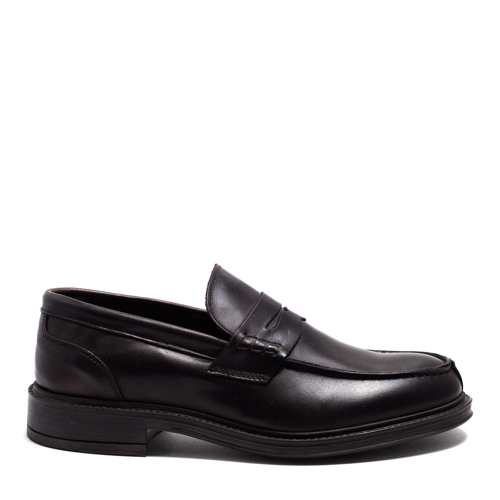 Italian Men Brown Leather Shoes #3798