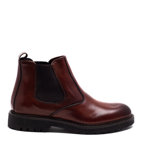 Italian Men Havan Leather Half Boot #3806