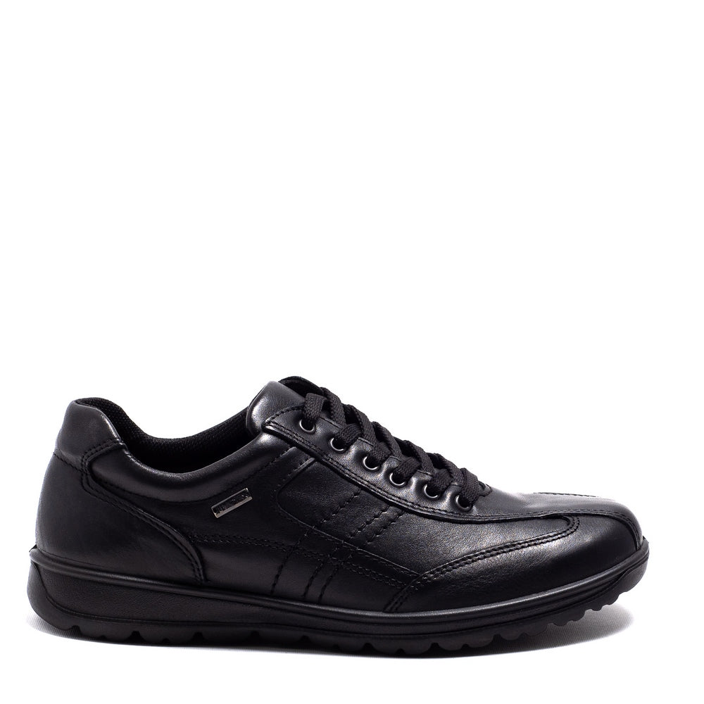 Italian Men Black Leather Shoes #3837