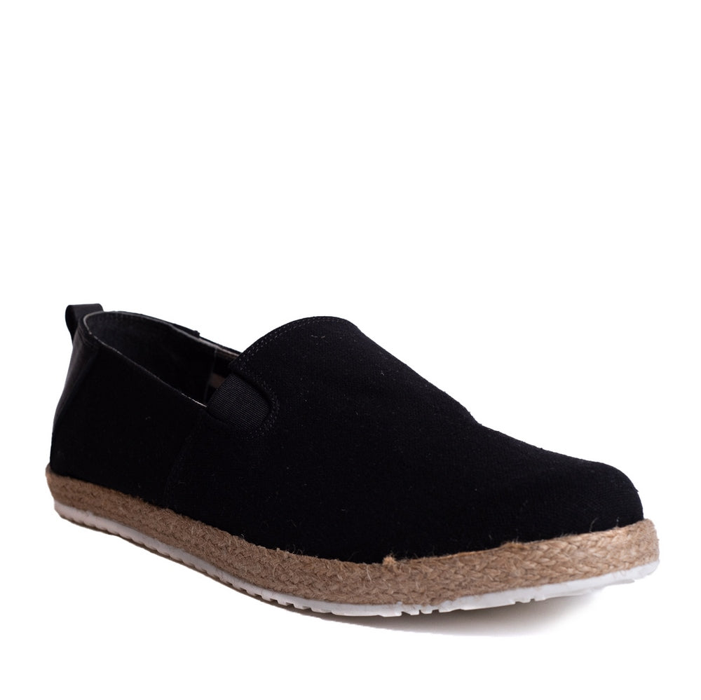 Turkish Men BlackCloth Espadrilles #3853