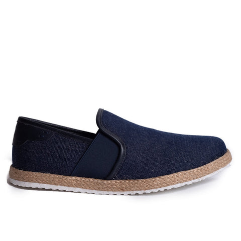 Turkish Men Dark BlueCloth Espadrilles #3860