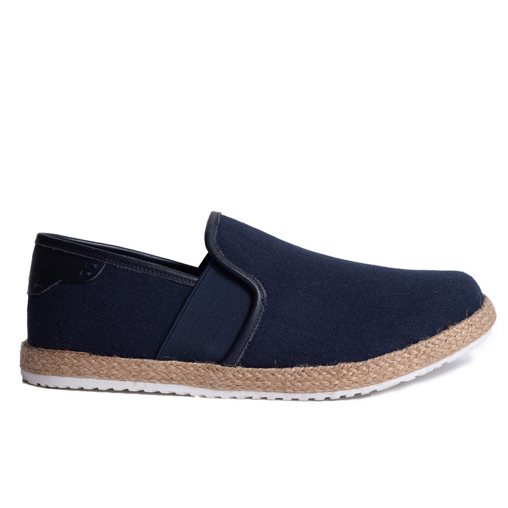 Turkish Men Dark BlueCloth Espadrilles #3861