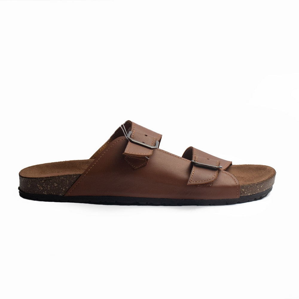 Turkish Men Havan Leather Slipper #3896