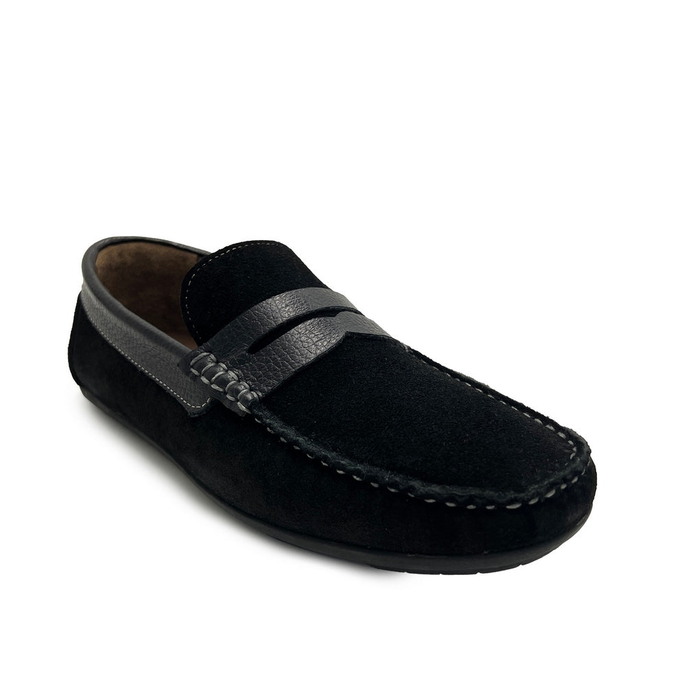 Turkish Men Black Leather * Chamois Espadrilles #3932