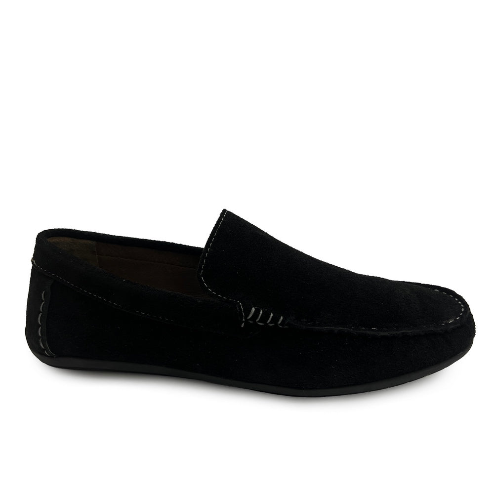 Turkish Men Black Chamois Espadrilles #3934