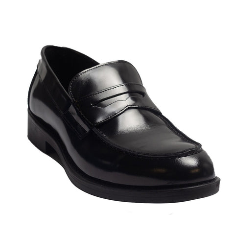 Men Black Vernis Leather Shoes #3953