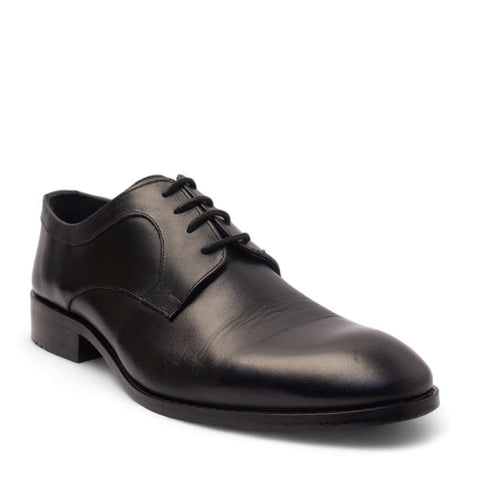 Men Black Leather Shoes #3973