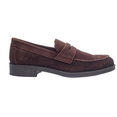 Men Brown Chamois Shoes #3979