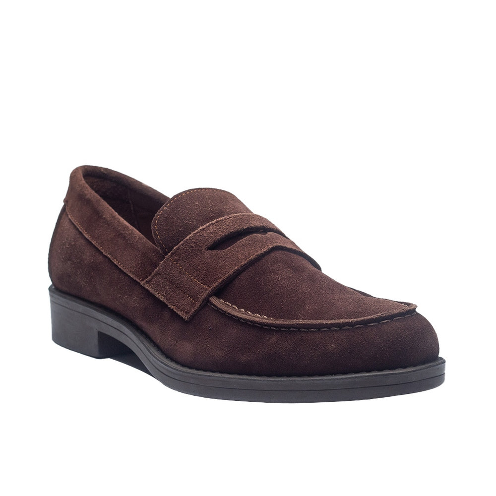 Men Brown Chamois Shoes #3979