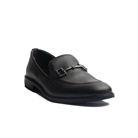 Men Black Leather Shoes #4017