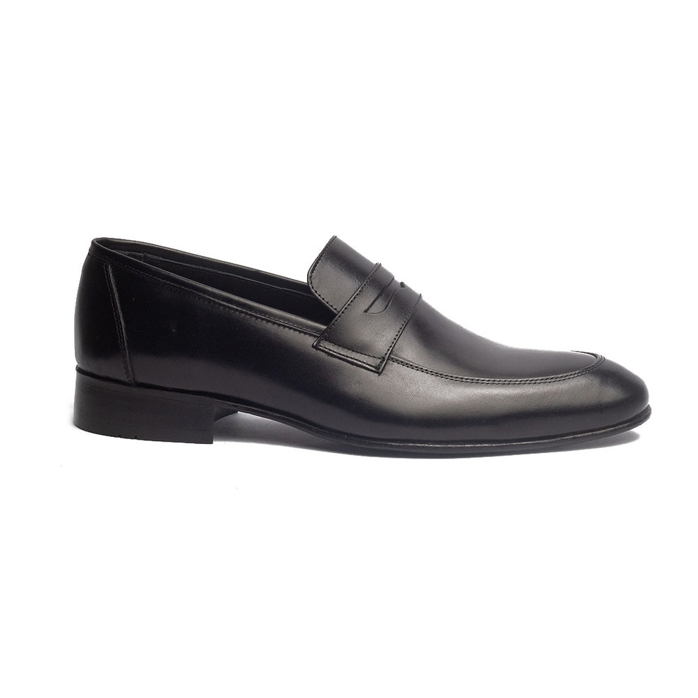 Men Black Leather Shoes #4025