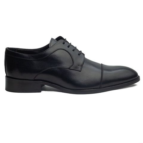 Men Black Leather Shoes #4026