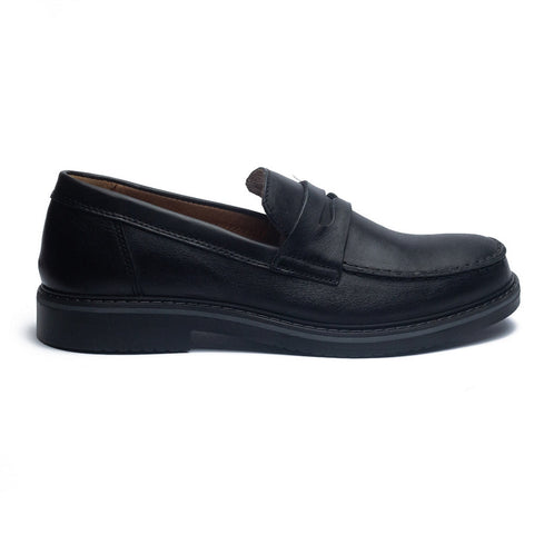 Italian Men Black Leather Shoes #4040