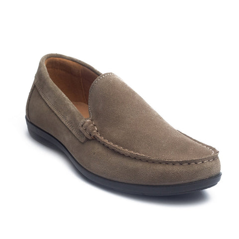 Italian Men Beige Chamois Espadrilles #4046