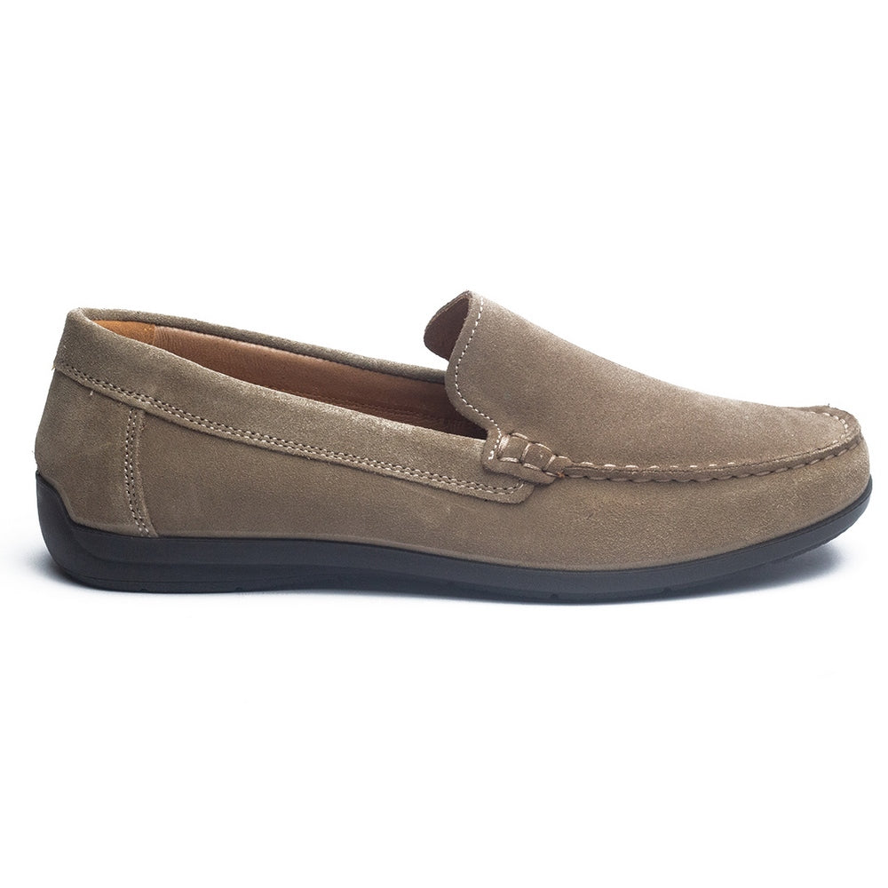 Italian Men Beige Chamois Espadrilles #4046